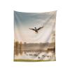 AmAzwi Hunting Flying Wild Duck Tapestries,Aesthetic Tapastrys Wall Hanging For Bedroom Living Room Dorm,Home Decor Tapestry view 2