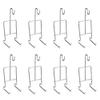 Beuiouer 8Pcs Tea Cup and Saucer Display Stand Holder Rack Metal Cup Saucer Holder Display Coffee Mug Organizer view 1