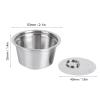 Stainless Steel Reusable Refillable Coffee Capsule Cup Fit for Coffee Maker (Purple) view 2