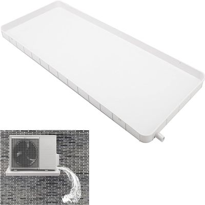 YONGYILI Air Conditioner Water Drip Tray, Condensate Drain Pan, Plastic Water Collector Drain Fitting Drip Cushion, for Window Ac and Mini Split Units(1-2p,Hose 400cm)