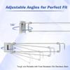 Beuiouer Adjustable Bars RV Secure Adjustable Bars Stainless Steel Rods Food&Drink Stabilizers for RV Refrigerator (2 Pack) view 4