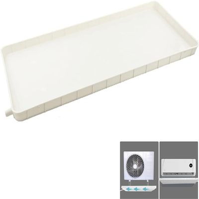 YONGYILI Condensate Drip Tray AC Unit Drain Pan, Air Conditioner Drain Pan, Plastic Drip Pans with Drain, for Indoor/Outdoor Split Air Conditioner(3-5p,Hose 200cm)