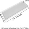 YONGYILI Condensate Drip Tray AC Unit Drain Pan, Air Conditioner Drain Pan, Plastic Drip Pans with Drain, for Indoor/Outdoor Split Air Conditioner(3-5p,Hose 200cm) view 2