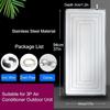 YONGYILI A/c Condensate Drain Pan, Air Conditioner External Unit Water Tray, Universal Window Air Conditioner Drain Kit(3p) view 2