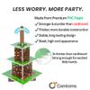 Camtoms Cupcake Stand 3-Tier for Birthday Party Decorations - Pixel Game Style Cupcake Holder for Boys - Cupcake Toppers Display - Gaming Themed Party Supplies view 4
