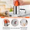 200W Commercial Vegetable Dicer and Slicer Machine, Electric Fruit Dicing Machine, Automatic Potato Onion Slicing Cube Cutting with 6/8/10/12/15mm Blades for Commercial&Home Use,All view 3