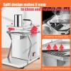 200W Commercial Vegetable Dicer and Slicer Machine, Electric Fruit Dicing Machine, Automatic Potato Onion Slicing Cube Cutting with 6/8/10/12/15mm Blades for Commercial&Home Use,All view 4