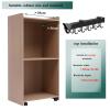 THEGA Pull Out Pots and Pans Organizer, Aluminum Alloy Closet Holder Hanger Rail with Adjustable Hooks, for Cabinet, Closet Tie Rack, Belt Scarf Hanger - for Storage and Organization(46cm/18.11inch) view 4