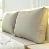 Reading Bed Rest Pillow Large Bolster Cushion Daybed Headboard Backrest Pillow Lumbar Support Pillow Couch Back Cushions Removable Cover Outdoor Back Reading Pillows Wall Pillow(A,90x50cm/35x19in(1pc) view 1