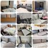 Reading Bed Rest Pillow Large Bolster Cushion Daybed Headboard Backrest Pillow Lumbar Support Pillow Couch Back Cushions Removable Cover Outdoor Back Reading Pillows Wall Pillow(A,90x50cm/35x19in(1pc) view 2
