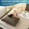 Reading Bed Rest Pillow Large Bolster Cushion Daybed Headboard Backrest Pillow Lumbar Support Pillow Couch Back Cushions Removable Cover Outdoor Back Reading Pillows Wall Pillow(A,90x50cm/35x19in(1pc) view 3