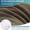 Reading Bed Rest Pillow Large Bolster Cushion Daybed Headboard Backrest Pillow Lumbar Support Pillow Couch Back Cushions Removable Cover Outdoor Back Reading Pillows Wall Pillow(A,90x50cm/35x19in(1pc) view 4