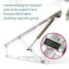 2Pcs Furniture Hardware Bed Gas Spring Storage Bed Lift Mechanism Kit Hydraulic Bed Mechanism Folding Bed Lifting Mechanism Gas Spring Bed Storage Lift Kit Heavy Duty Gas Spring Strut(Black,600mm) view 4