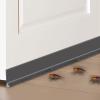 Ubitree 39.3" L Integrated Door Sweep with Brush, Self-Adhesive Under Door Draft Stopper, Insulates Against Dust/Noise/Air, Grey 1.2" W view 1