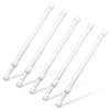 Spring Tension Rod, Goowin Small Tension Rod, 5/8" Diameter No Drilling Expandable Short Tension Rods Spring Rods, Tension Rods for Closet, Cupboard, Hanging Clothes, White, 5 Pack (12-20 inch) view 1