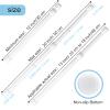 Spring Tension Rod, Goowin Small Tension Rod, 5/8" Diameter No Drilling Expandable Short Tension Rods Spring Rods, Tension Rods for Closet, Cupboard, Hanging Clothes, White, 5 Pack (12-20 inch) view 3
