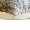 The HomeCentric Decorative Throw Pillow Covers Silver 26"x26" (65x65 cm) Velvet Beaded, Foil, Handmade, Texture Pillowcase, Abstract Modern Style - Shining Shards view 2