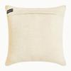 The HomeCentric Decorative Throw Pillow Covers Silver 26"x26" (65x65 cm) Velvet Beaded, Foil, Handmade, Texture Pillowcase, Abstract Modern Style - Shining Shards view 3