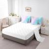 Erosebridal Ombre Striped 7 Piece Comforter Set Queen,Gradient Rainbow Stripes Bed in a Bag with Flat Sheet and Fitted Sheet,Geometric Stripe Lines Bubble Bedding Set with Pillowcase & Sham view 4