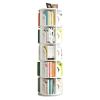 UINGBPXT Corner Bookshelf 360 Rotating Bookshelf Round Standing Bookcase Large Capacity Book Rack Multi-Layer Bookshelf Organizer for Kids Perfect Display view 1