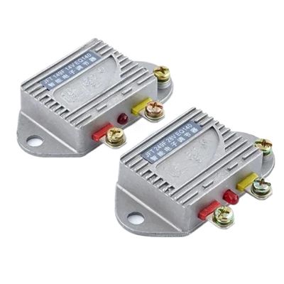 1/2PCS 14V 28V EQ140 Diesel Engine Charging Generator Voltage Regulator Charger Automatic Voltage Regulator Intelligent Electronic Stabilizer JFT149F JFT249F(14V 28v-2pcs)