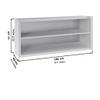 Wall Cabinet for Commercial Kitchen | Stainless Steel Durable and Easy to Clean Storage Shelf Solution for Restaurant Hotel (55.1x15.7x39.3 Inch) view 2
