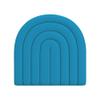 XLIHAWY 3D Kids Anti-Collision Wall Padding, Home Nursery Decorative Wall Panels, 3cm Thick Headboard Wall Stickers, Self- Adhesive Wall Cushion(Blue-A,15.75x15.75in/3pcs) view 1