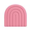XLIHAWY 3D Kids Anti-Collision Wall Padding, Home Nursery Decorative Wall Panels, 3cm Thick Headboard Wall Stickers, Self- Adhesive Wall Cushion(Pink-a,15.75x15.75in/1pcs) view 1