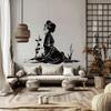 Geisha Silhouette Wall Decal Sticker - Elegant Japanese Art Decals 46 inches view 1