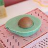 Avocado Candle (Color: Lime Green, Scent: Unscented) view 4