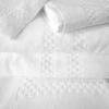 Generic Ganesh Mills Oxford Viceroy Bathmat Collection 100% Ringspun Cotton 2 Ply Yarns Dobby Checkered Border White (Pack of 12) view 2