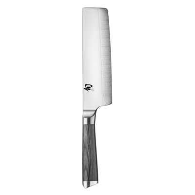 Shun Cutlery Kagerou Nakiri Knife 6.5 Inch, Ideal Sharp Chopping Knife for Vegetables and All-Purpose Chef Knife, Professional Nakiri Knife, Handcrafted Japanese Kitchen Knife