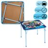 Marvel Avengers 3-Piece Kids Activity Table and Chair Set  Square Table with 2 Folding Chairs, Superhero-Themed Furniture for Ages 3+, Ideal for Playroom, Arts & Crafts, or Snacks view 4