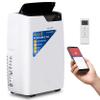 SereneLife 14000 BTU Portable Air Conditioner 4-in-1 with Heating - Compact Standing Air Conditioner for Room Up to 400 Sq. Ft. Floor AC Unit with Remote Control - Universal Casters, Window Mount Kit view 1