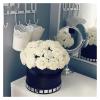 WANGHAI2024M Artificial Flowers 25pcs/Box 7-8cm Artificial PE Foam White Roses Flowers Bride Bouquet Flower for Wedding Party Decorative Fake Flowers(Wine red) view 3
