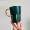 YYBDENL mug (loanword) Cup Ceramic Mug Coffee Cup Drinking Gift Water Cup Gift Mugs mugs view 3