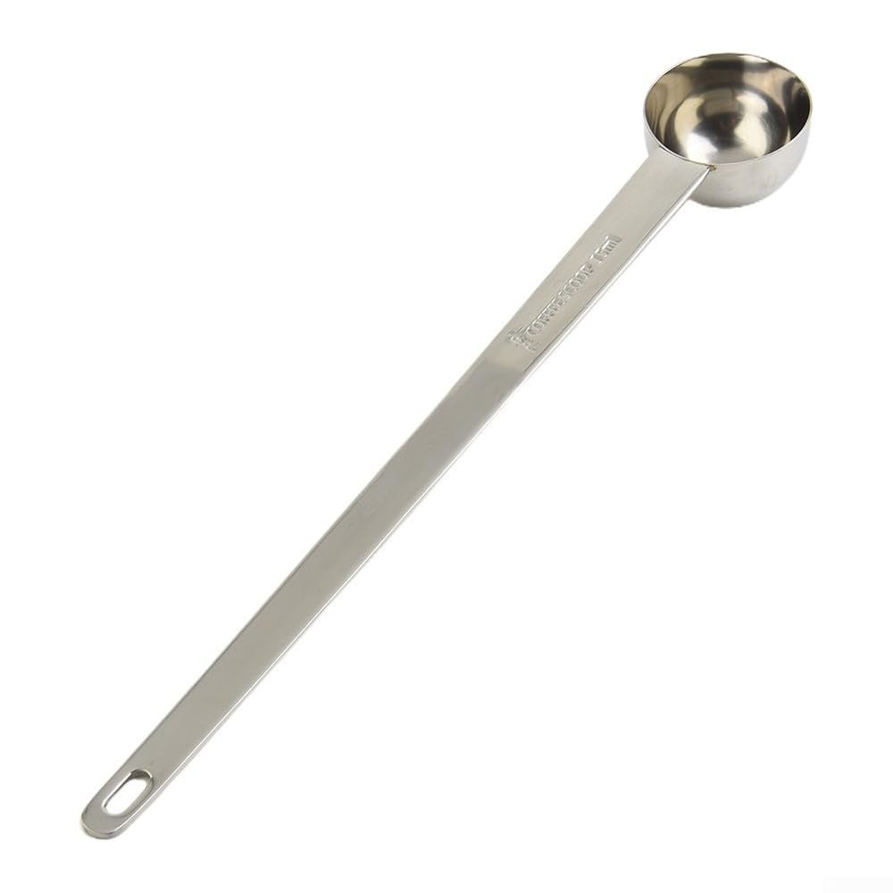 Coffee Scoops, Stainless Steel Coffee Spoons 1 Tablespoon Long Handle Fits Coffee Container For Ground Coffee, Milk(15ml)