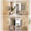 Floor to Ceiling Wall Post Partitions Screens Room Dividers, 2 5 10 12 20 Pack Entrance Partition Pillar Grille - Height Adjustable, for Classroom/Teahouse/Coffee Shop, 2.3ft-7.9ft Custom(5 pack,170cm view 2