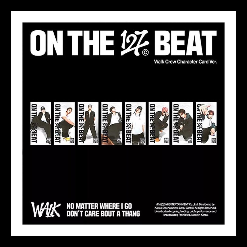 NCT 127 WALK The 6th Album (Walk Crew Character Card - Random Ver. + Gift) K-POP SEALED, UNDEFINED