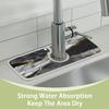 Marble Gold Gray Black Faucet Mat Splash Guard Kitchen Sink Faucet Mat Microfiber Drip Catcher for Bathroom RV Kitchen Faucet view 2