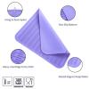MicoYang Silicone Dish Drying Mat for Multiple Usage,Easy clean,Eco-friendly,Heat-resistant Silicone Mat for Kitchen Counter or Sink,Refrigerator or Drawer Liner Light Purple XL 18 inches x 16 inches view 3