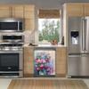 HomeLoft Basics Strawberry Dishwasher Magnet Cover Waterproof PVC Magnetic Panel Flowers Fridge Stickers,Home Appliances Front Door Decor Cover Kitchen Vinyl Decal 23"" x 26"", Swt40402vrity09-1 view 4