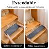Homhut Spice Drawer Organizer, 3 Tier- 3 Pack Drawer Seasoning Organizer Expandable from 13" to 24.4", Spice Rack for Kitchen Drawers, Spice Organization Insert Tray for Drawer (Jars not included) view 3