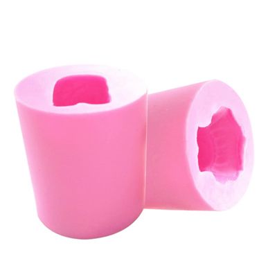 1Pair Silicone Candle Moulds Bear Shape Soap Making Mold Cake Decorating Fondant Baking Mould