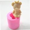1Pair Silicone Candle Moulds Bear Shape Soap Making Mold Cake Decorating Fondant Baking Mould view 2
