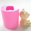 1Pair Silicone Candle Moulds Bear Shape Soap Making Mold Cake Decorating Fondant Baking Mould view 4