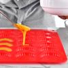 1PC Christmas Chocolate Moulds 30 Grids Crescent-Shaped Silicone Candy Molds Non Stick Red Wax Melt Molds for Cookies Parfait Ice Crafts Cakes Baking. view 4