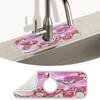 Eiffel Tower Red Pink Sink Mat for Kitchen Faucet Paris Aesthetic Absorbent Sink Drain Mat Faucet Handle Drip Catcher Microfiber Splash guard for Kitchen Sink Area view 1