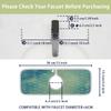 Turquoise Gold Fish Scale Faucet Mat Splash Guard Kitchen Sink Faucet Mat Microfiber Drip Catcher for Bathroom RV Kitchen Faucet view 3