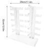 Eioflia Sunglasses Rack Acrylic Two Row Glasses Holder Display Stand for 10 Pairs Glasses Holding, Sunglasses Organizer view 4